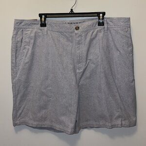 NWT SADDLEBRED‎ 42 Waist FLAT FRONT CLOTH SHORTS OXFORD BLUE